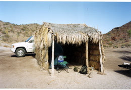 Palapa on the beach